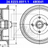 Brzdový buben ATE 24.0223-0011 (AT 480041) - AUDI
