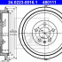 Brzdový buben ATE 24.0223-0016 (AT 480111) - ŠKODA