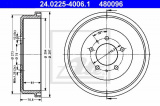 Brzdový buben ATE 24.0225-4006 (AT 480096) - MITSUBISHI