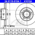 Brzdový kotouč ATE 24.0110-0154 (AT 410154) - AUDI