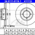 Brzdový kotouč ATE 24.0111-0116 (AT 411116) - OPEL