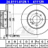 Brzdový kotouč ATE 24.0111-0129 (AT 411129) - FIAT