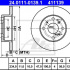 Brzdový kotouč ATE 24.0111-0139 (AT 411139) - DAIHATSU