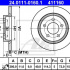 Brzdový kotouč ATE 24.0111-0160 (AT 411160) - MAZDA
