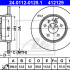 Brzdový kotouč ATE 24.0112-0129 (AT 412129) - MERCEDES-BENZ