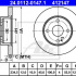 Brzdový kotouč ATE 24.0112-0147 (AT 412147) - MAZDA