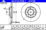 Brzdový kotouč ATE 24.0114-0106 (AT 414106) - MAZDA