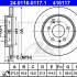 Brzdový kotouč ATE 24.0116-0117 (AT 416117) - DAIHATSU