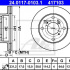 Brzdový kotouč ATE 24.0117-0103 (AT 417103) - SUZUKI
