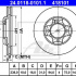 Brzdový kotouč ATE 24.0118-0101 (AT 418101) - MAZDA