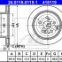 Brzdový kotouč ATE 24.0118-0119 (AT 418119) - TOYOTA