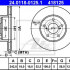Brzdový kotouč ATE 24.0118-0125 (AT 418125) - SUBARU