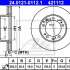 Brzdový kotouč ATE 24.0121-0112 (AT 421112) - PORSCHE