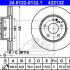 Brzdový kotouč ATE 24.0122-0132 (AT 422132) - MERCEDES-BENZ