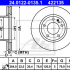 Brzdový kotouč ATE 24.0122-0135 (AT 422135) - BMW
