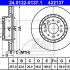 Brzdový kotouč ATE 24.0122-0137 (AT 422137) - VOLVO
