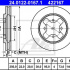 Brzdový kotouč ATE 24.0122-0167 (AT 422167) - NISSAN