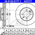 Brzdový kotouč ATE 24.0122-0177 (AT 422177) - ROVER, MG