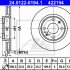 Brzdový kotouč ATE 24.0122-0194 (AT 422194) - CITROËN, PEUGEOT