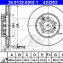 Brzdový kotouč ATE 24.0122-0202 (AT 422202) - AUDI, VW