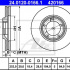 Brzdový kotouč ATE 24.0120-0166 (AT 420166) - HYUNDAI