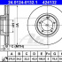 Brzdový kotouč ATE 24.0124-0132 (AT 424132) - FORD