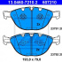 Sada brzdových destiček ATE 13.0460-7210 (AT 607210) - BMW
