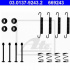 Sada příslušenství, brzdové čelisti ATE 03.0137-9243 (AT 669243) - OPEL