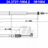 Tažné lanko, parkovací brzdy ATE 24.3727-1064 (AT 581064) - RENAULT