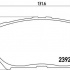 Sada brzdových destiček BREMBO P83062 - TOYOTA