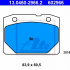 Sada brzdových destiček ATE 13.0460-2966 (AT 602966) - LADA