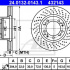 Brzdový kotouč ATE 24.0132-0143 (AT 432143) - PORSCHE