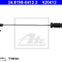 Výstražný kontakt opotřebení obložení ATE 24.8190-0412 (AT 620412) - MB