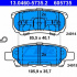 Sada brzdových destiček ATE 13.0460-5735 (AT 605735)