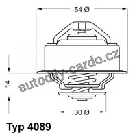 Termostat WAHLER (WH 4089.87D)