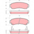 Sada brzdových destiček TRW GDB1014 - NISSAN SUNNY