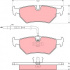 Sada brzdových destiček TRW GDB1258 - FIAT ULYSSE, PEUGEOT 806