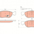 Sada brzdových destiček TRW GDB1290 - FIAT BRAVA,BRAVO,MAREA