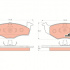 Sada brzdových destiček TRW GDB1306 - VW POLO, GOLF III, SEAT IBIZA II
