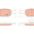 Sada brzdových destiček TRW GDB1339 - FIAT PUNTO, LANCIA Y