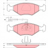 Sada brzdových destiček TRW GDB1340 - FIAT PALIO,SIENA
