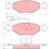 Sada brzdových destiček TRW GDB1347 - FIAT FIORINO