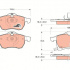 Sada brzdových destiček TRW GDB1350 - OPEL ASTRA G, ZAFIRA
