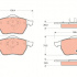 Sada brzdových destiček TRW GDB1376 - AUDI A4