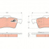 Sada brzdových destiček TRW GDB1469 - RENAULT LAGUNA