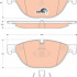 Sada brzdových destiček TRW GDB1838 - BMW 5 F10 10-