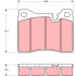 Sada brzdových destiček TRW GDB261 - BMW 5