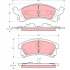 Sada brzdových destiček TRW GDB4002 - CHEVROLET BERETTA 91-95