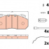 Sada brzdových destiček TRW GDB5019 - RENAULT PREMIUM 00-