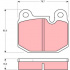 Sada brzdových destiček TRW GDB654 - BMW 3